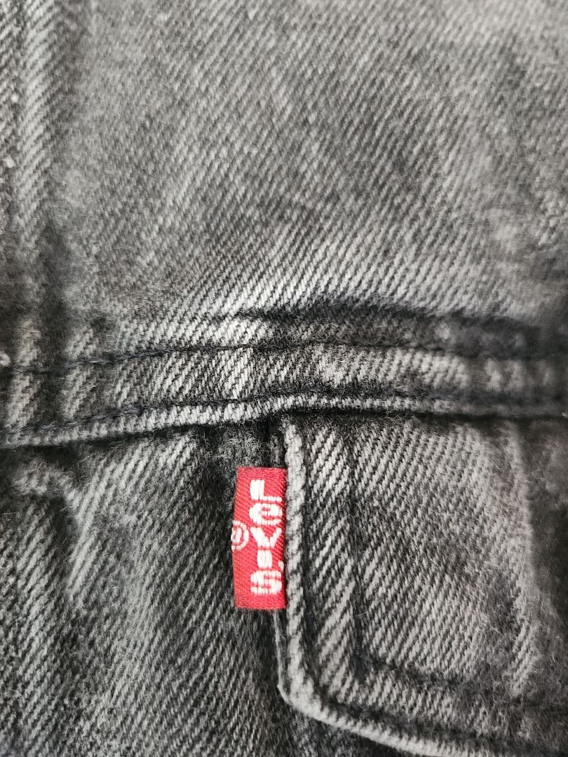 80's Levi's 70507-0253 ブラックデニムジャケット USA製