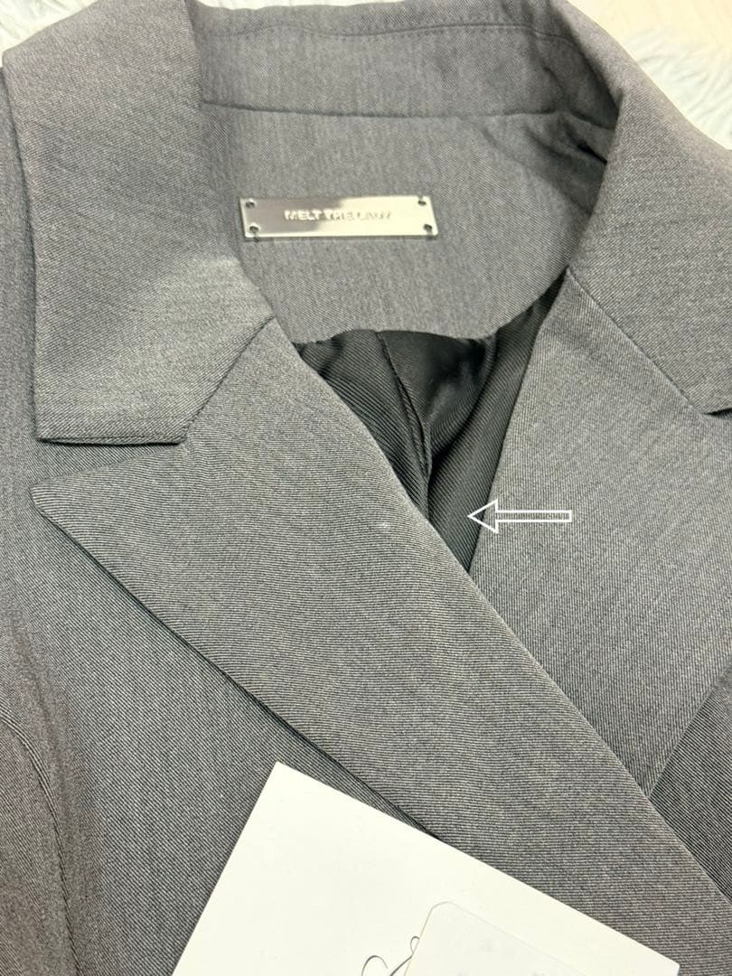 Melt the lady thick belt jacket 新品タグ付き