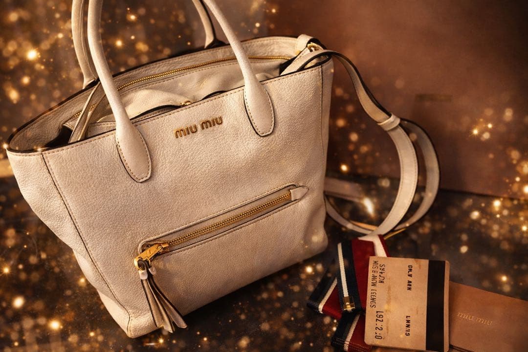 新品未使用　Miu Miu 5BG136 MADRAS ショルダーバッグ　箱付き