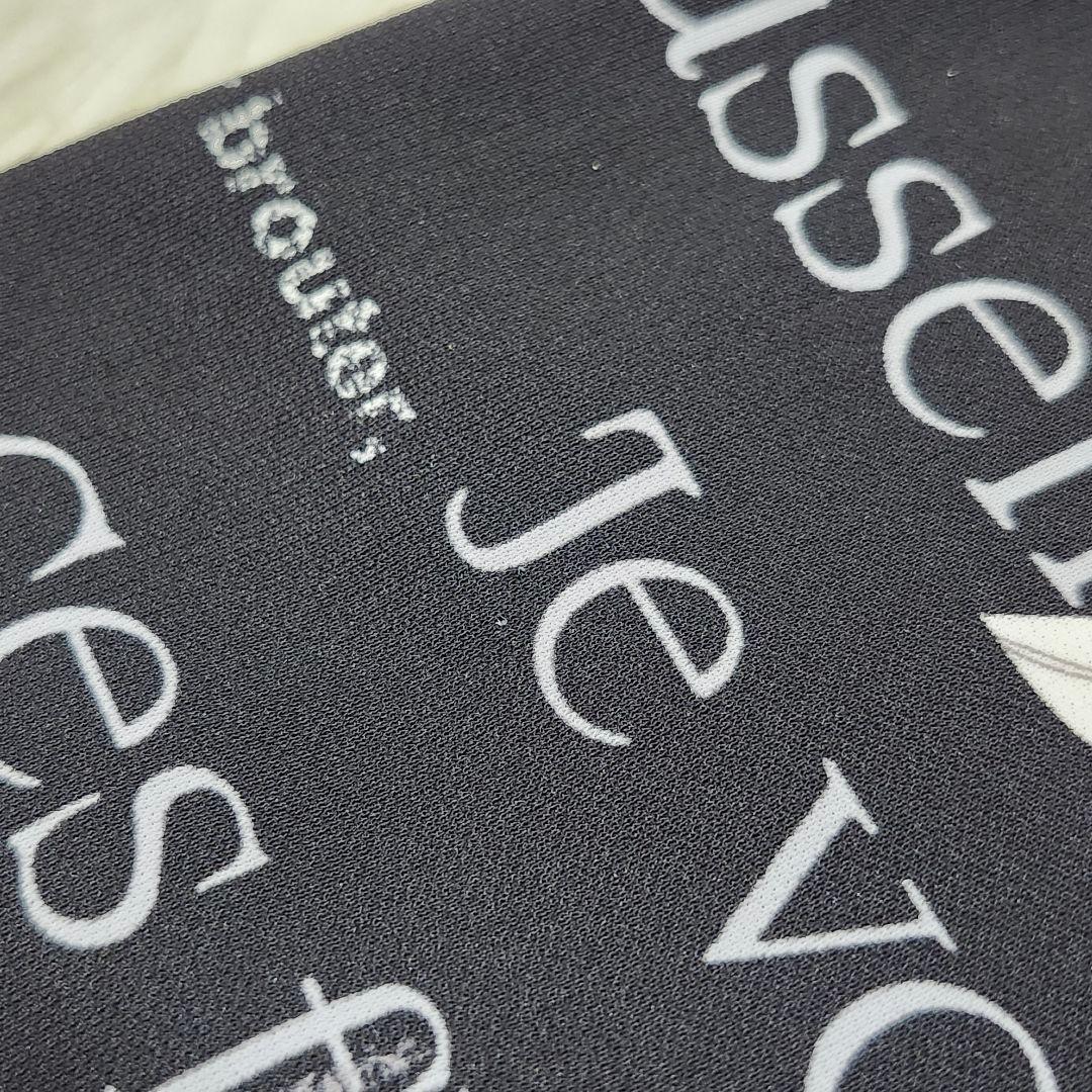 レオナールスポーツ　長袖チュニック　七分袖　花柄　ロゴ　大きいサイズ42