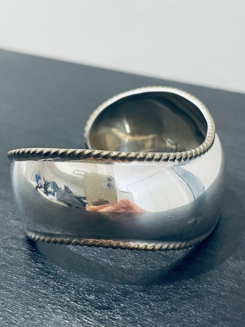 【火曜限定】ヴィンテージ シルバーバングル　メキシコシルバー