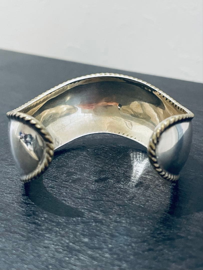 【火曜限定】ヴィンテージ シルバーバングル　メキシコシルバー