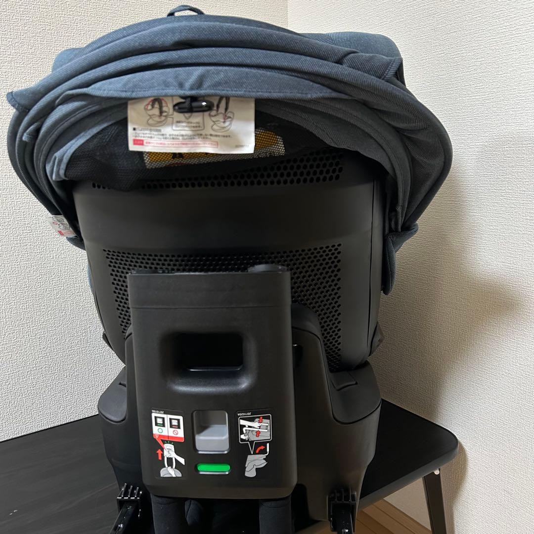 エールベベ クルット6i プレミアムエアリー デニムブルー チャイルドシート