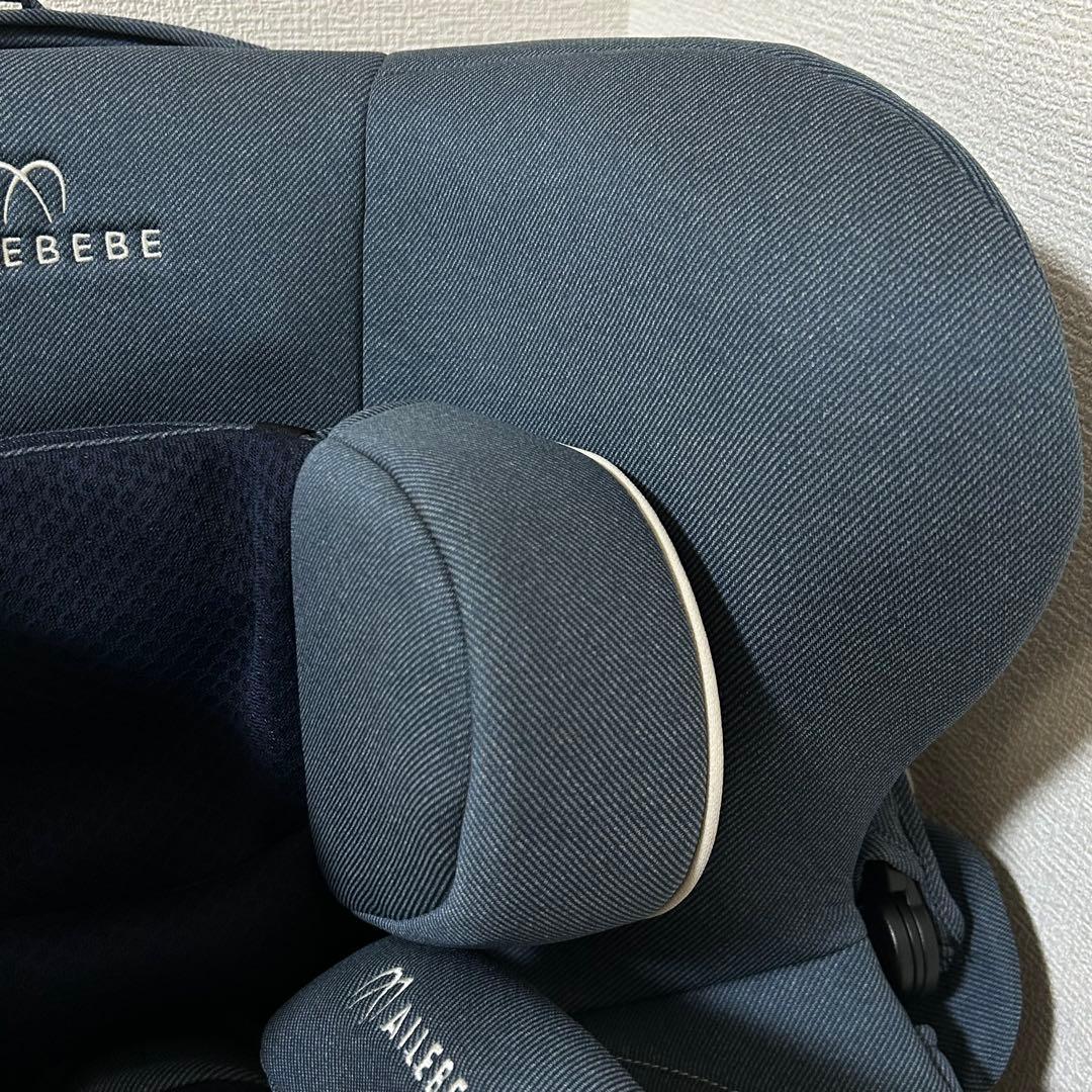 エールベベ クルット6i プレミアムエアリー デニムブルー チャイルドシート