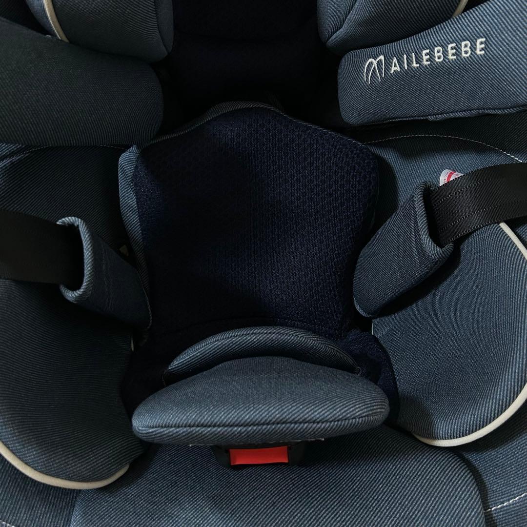 エールベベ クルット6i プレミアムエアリー デニムブルー チャイルドシート