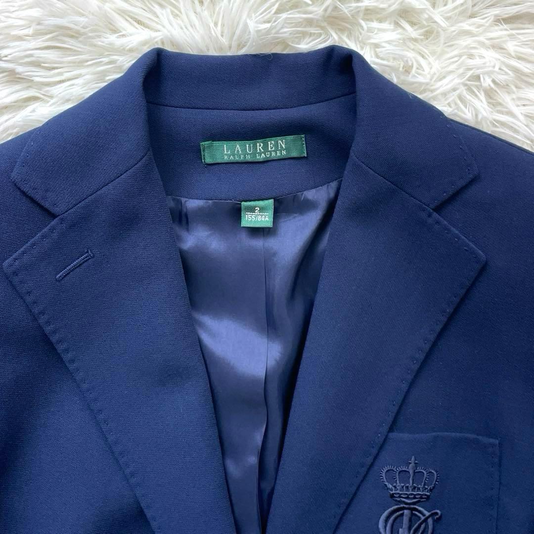 ローレン ラルフローレン 紺ブレ 銀ボタン 刺繍 150〜160 卒業式