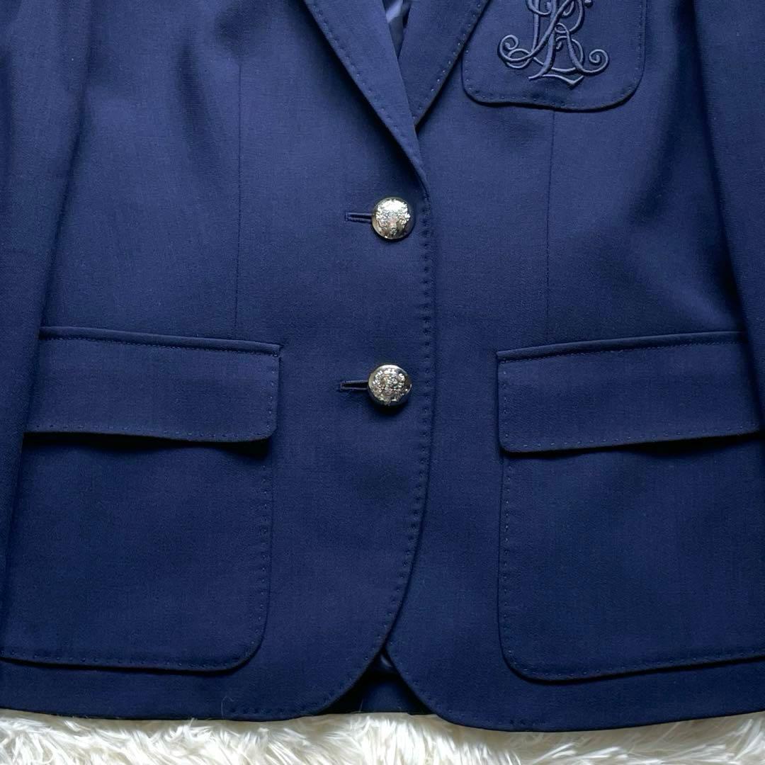 ローレン ラルフローレン 紺ブレ 銀ボタン 刺繍 150〜160 卒業式