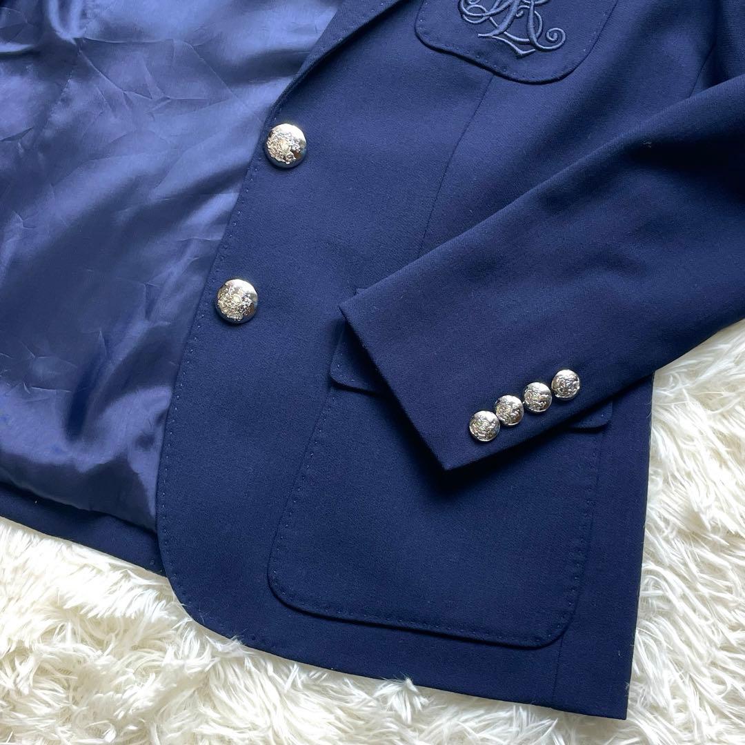 ローレン ラルフローレン 紺ブレ 銀ボタン 刺繍 150〜160 卒業式