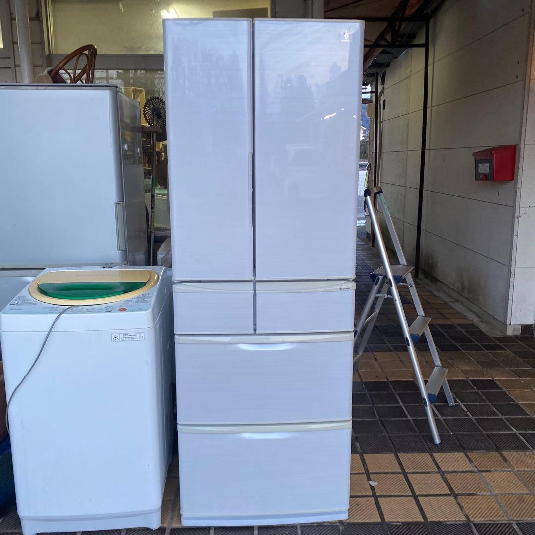 シャープ　ノンフロン冷凍冷蔵庫　SJ-PF47B-S シャープ/プラズマ/