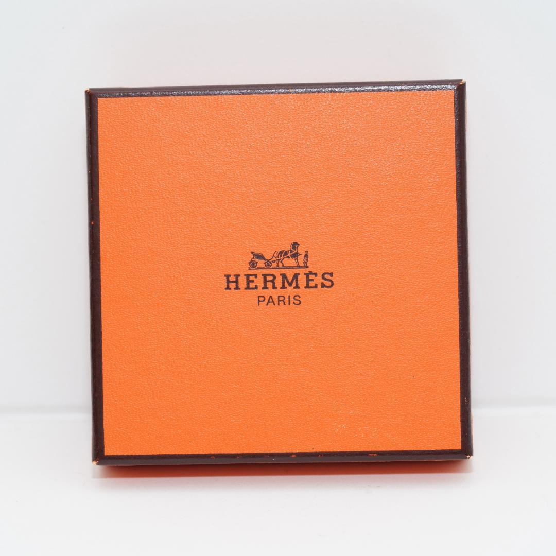 エルメス　HERMES　バングル　エマイユ　シェーヌ柄　直径6cm
