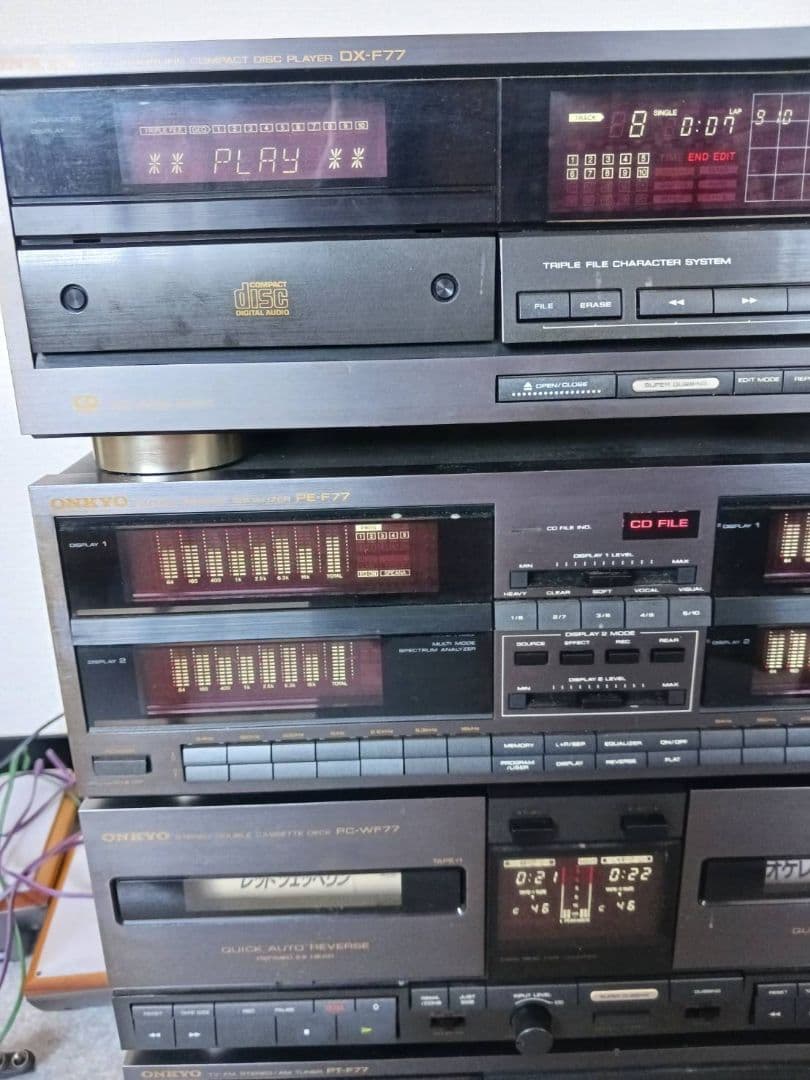 ONKYO DX-F77 ミニコンポ トリプルプレーヤー