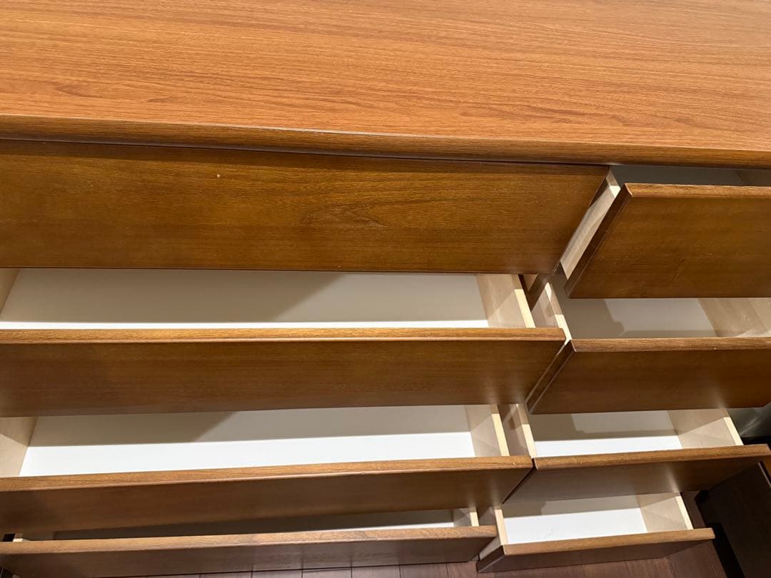 美品　ニトリ ローチェスト クエス QUESS 家具 チェスト 4段 家具