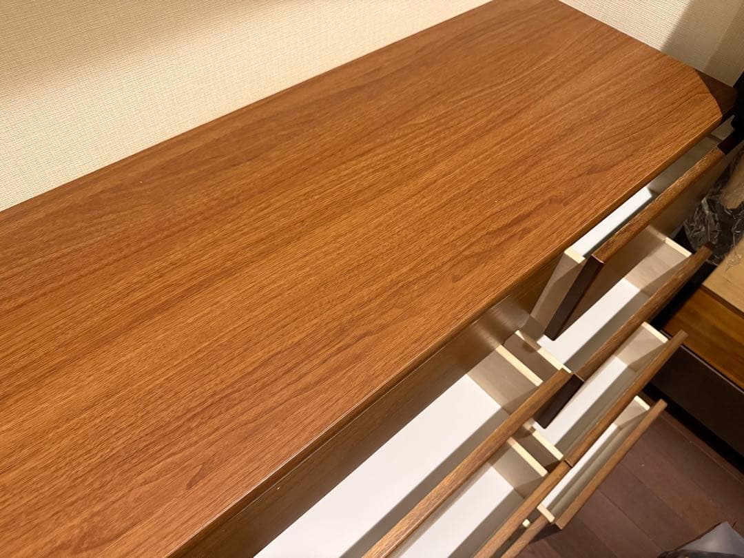 美品　ニトリ ローチェスト クエス QUESS 家具 チェスト 4段 家具