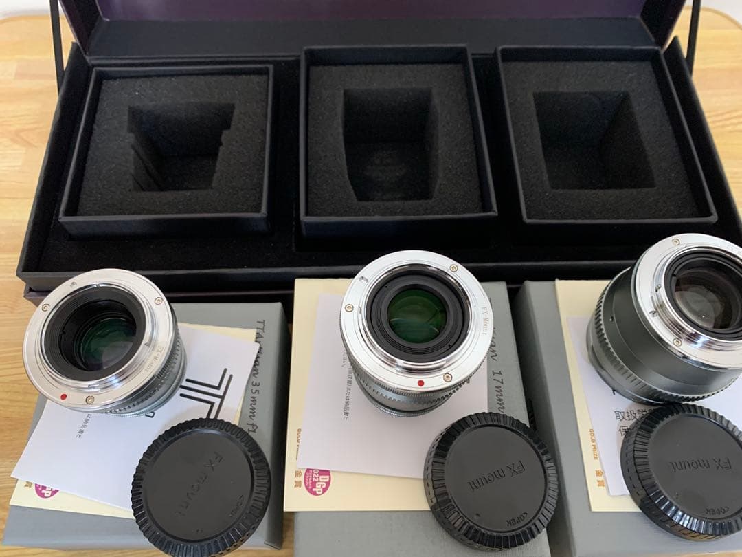 TTArtisan 単焦点レンズ 3本セット　FXマウント