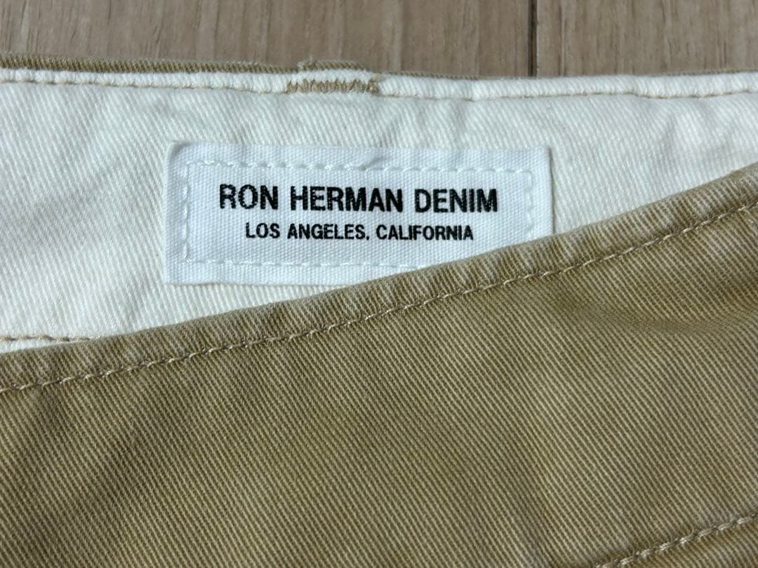 【極美品】RON HERMAN DENIM ダメージ加工 チノ ワークパンツ！