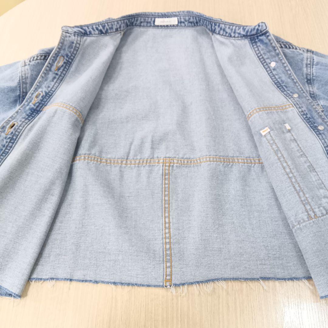 新品タグ付 2026新作 カフネ デニム シャツ ジャケット Mサイズ Mal.