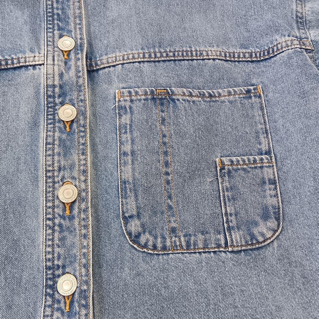 新品タグ付 2026新作 カフネ デニム シャツ ジャケット Mサイズ Mal.