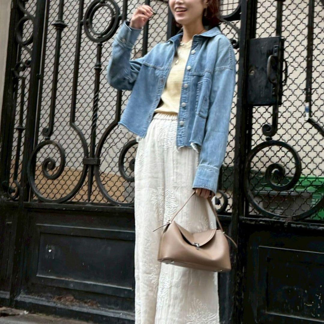 新品タグ付 2026新作 カフネ デニム シャツ ジャケット Mサイズ Mal.