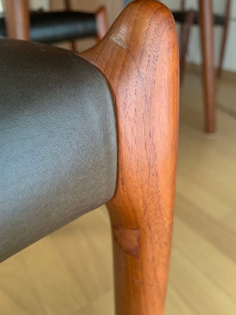 北欧 ヴィンテージチェア J.L.Moller (JLモラー） NO.78本革