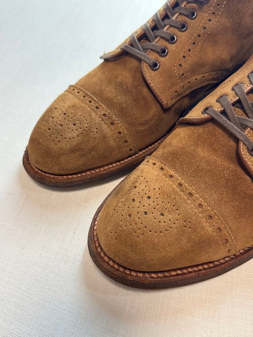 【美品良靴】ALDEN SUEDE MODIFIED BOOTS7D 41822