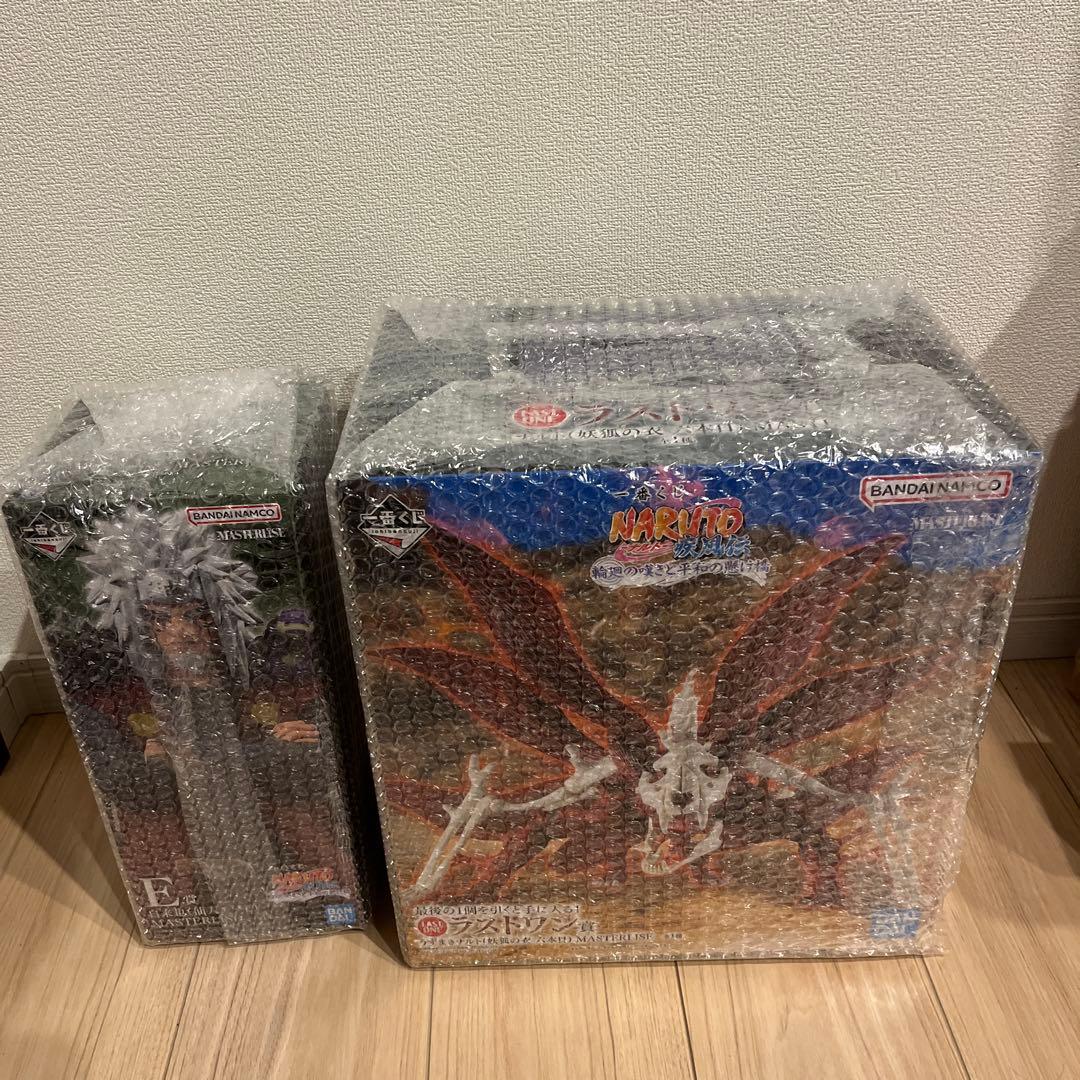 ナルト　一番くじ　E賞　自来也　ラストワン　ナルト　九尾の衣　フィギュア　他