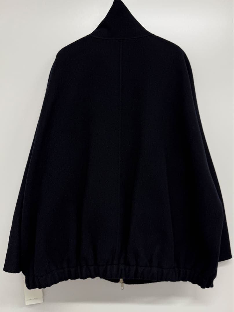 ETRE TOKYO メルトンスタンドネックリバーブルゾン Navy Sサイズ