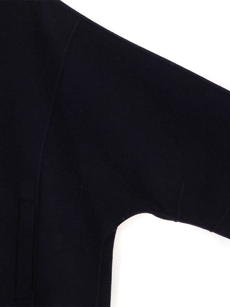 ETRE TOKYO メルトンスタンドネックリバーブルゾン Navy Sサイズ