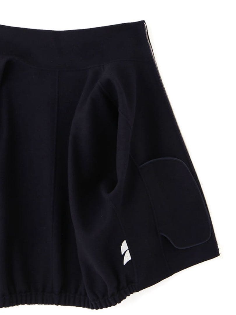 ETRE TOKYO メルトンスタンドネックリバーブルゾン Navy Sサイズ