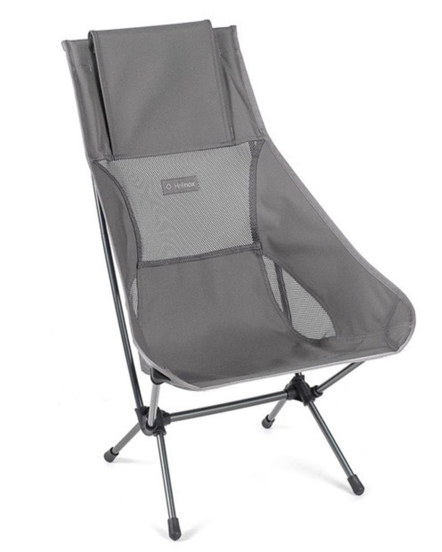 ヘリノックス チェアツー Helinox ハイバック チャコール　脚カバー付き
