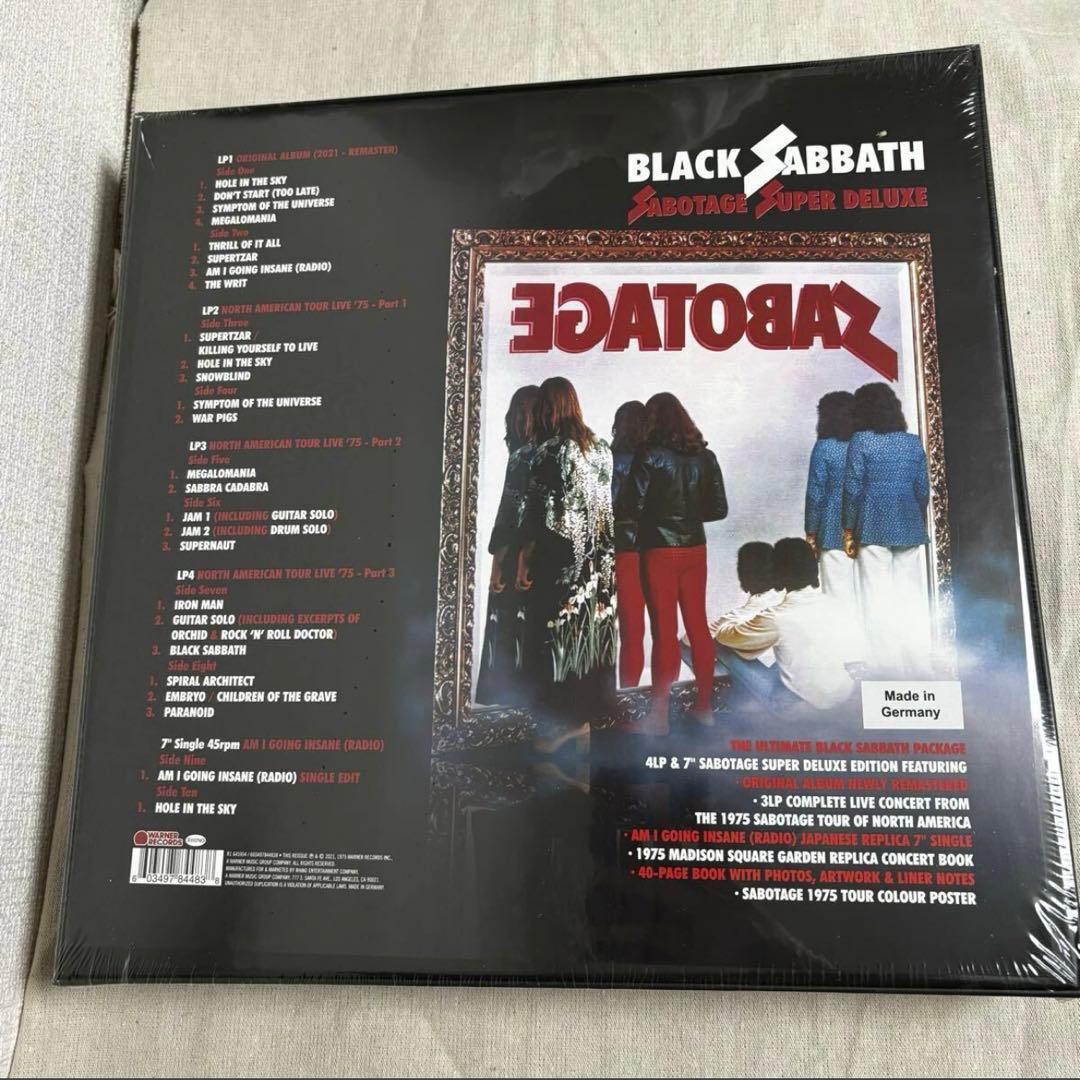 洋楽 BLACK SABBATH SABOTAGE SUPER DELUXE BOX