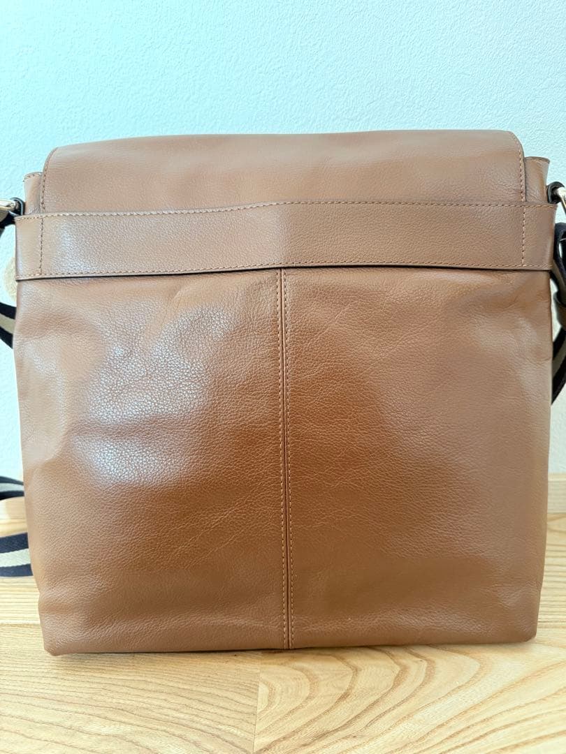 COACH コーチ ショルダーバッグ レザー ブラウン メッセンジャー 大容量