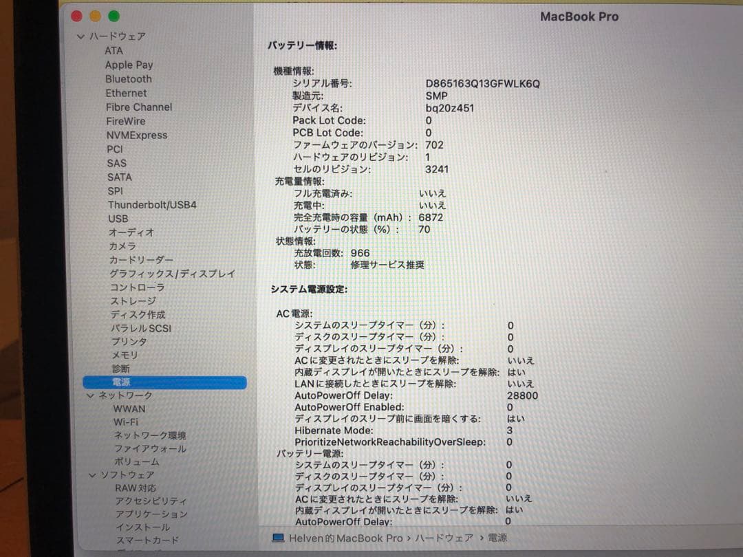 MacBook Pro 15インチ　mid2015
