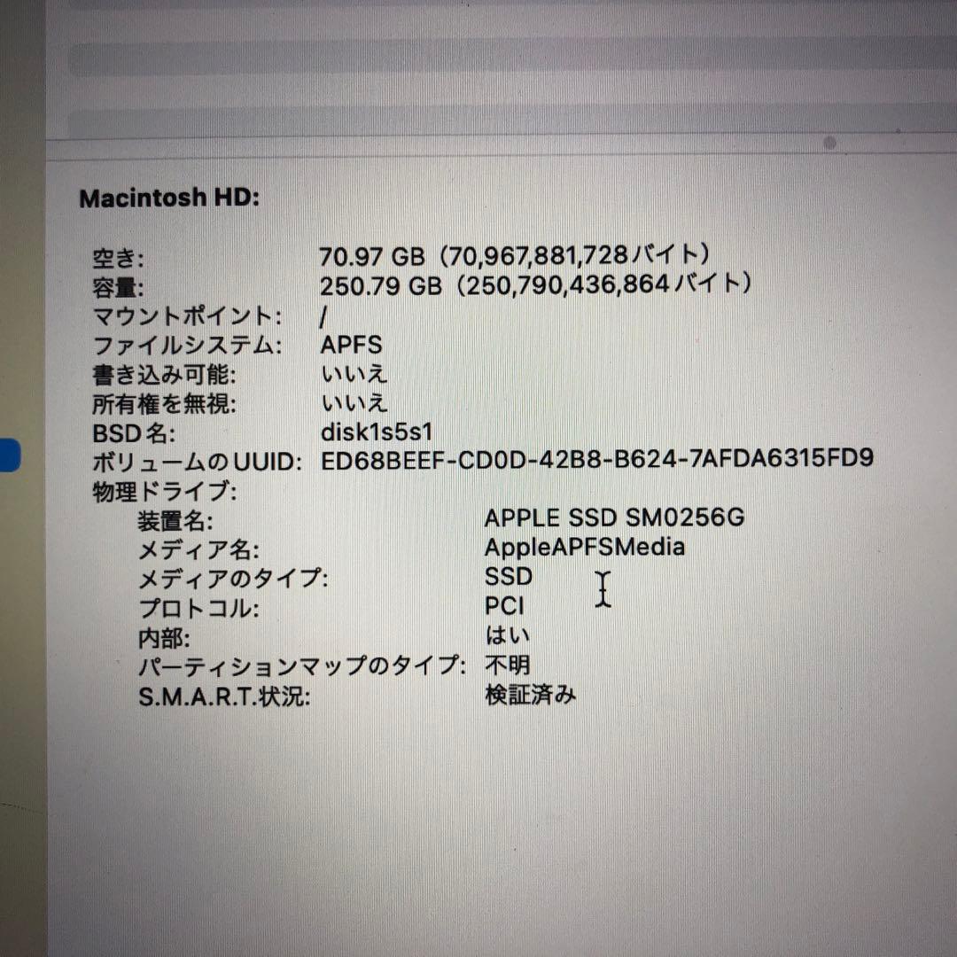 MacBook Pro 15インチ　mid2015