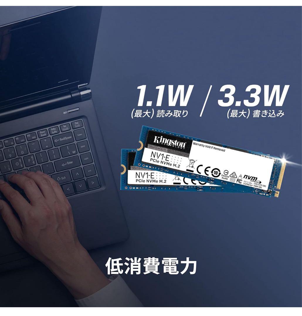 内蔵型SSD Kingston SSD NV1-E 1000GB 1TB