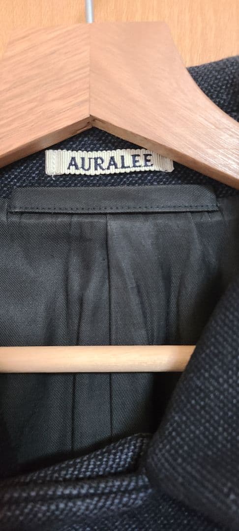 AURALEE ステンカラーコート 黒サイズ4