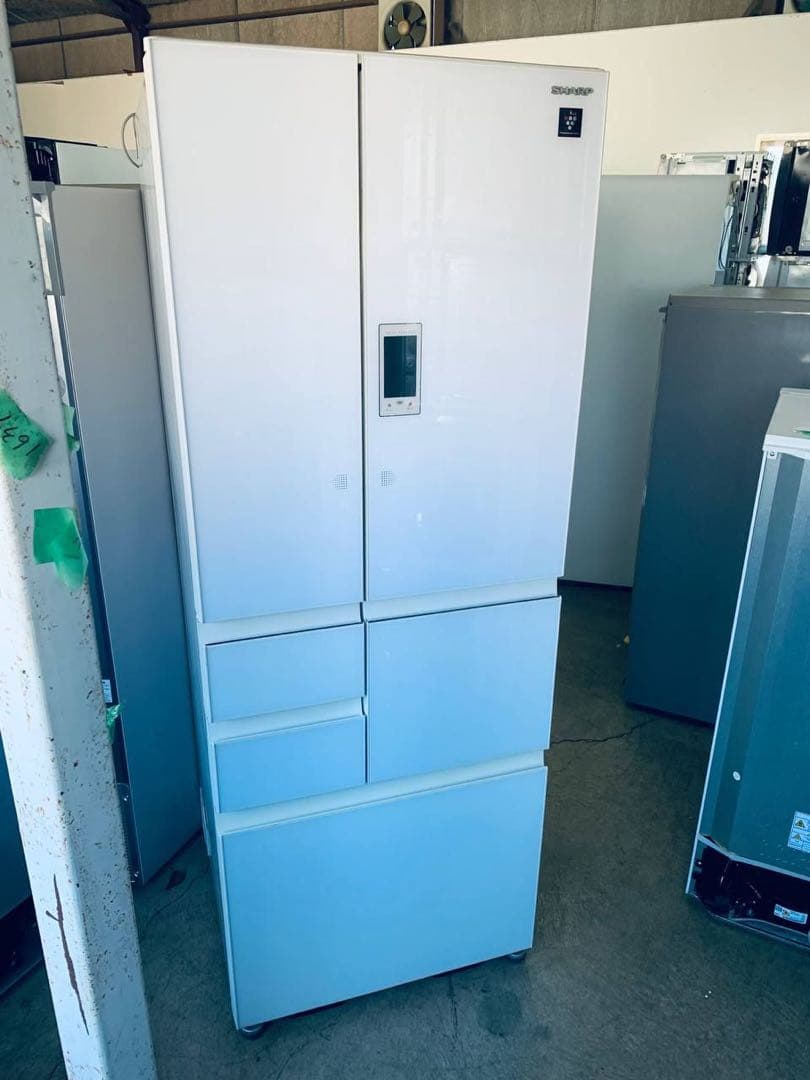 一✅SHARPノンフロン冷凍冷蔵庫✅送料設置無料 ✅SJ-GX50D-W✅