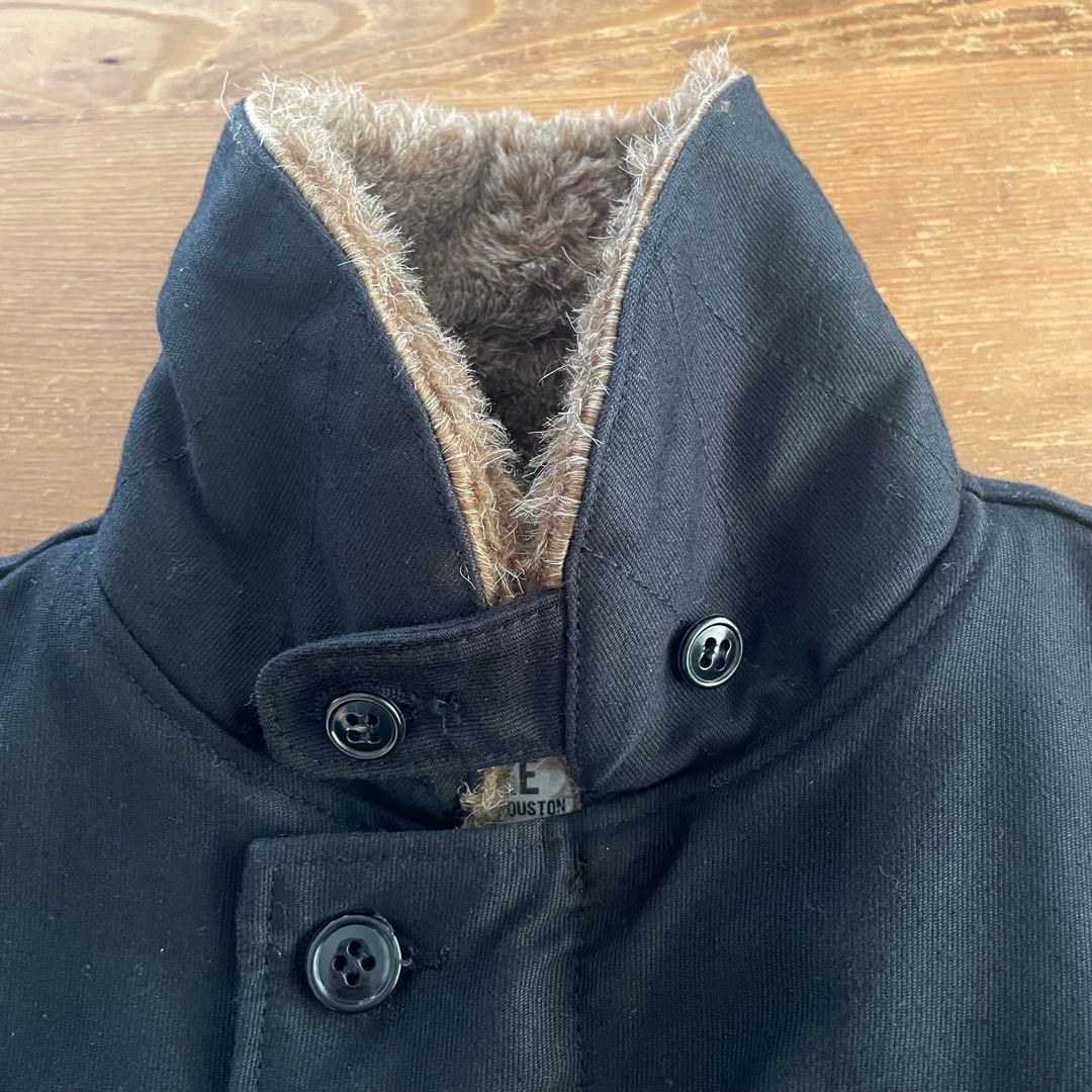 ヒューストン N-1デッキジャケット ブラック SIZE36 美品