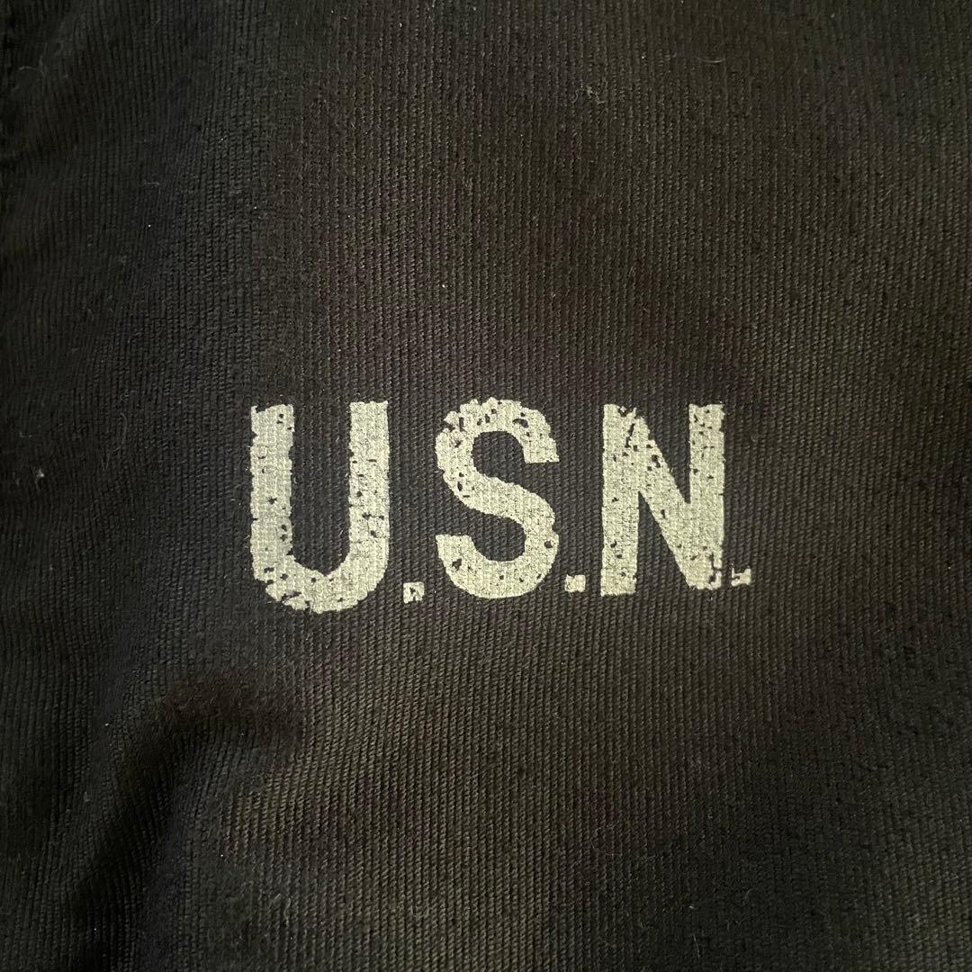 ヒューストン N-1デッキジャケット ブラック SIZE36 美品