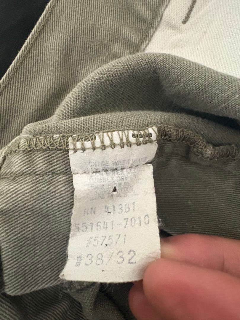 80s~90s USA製 ラルフローレンポロチノ カーキ オリーブ