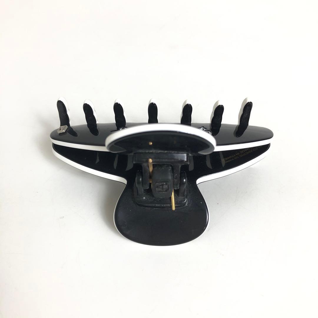 ★1E431 アレクサンドル ドゥ パリ ヘアアクセ クリップ ブラック 黒