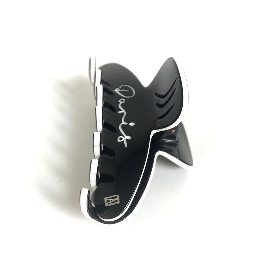 ★1E431 アレクサンドル ドゥ パリ ヘアアクセ クリップ ブラック 黒