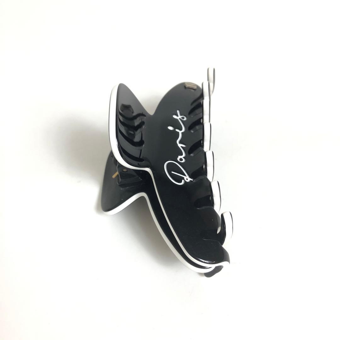 ★1E431 アレクサンドル ドゥ パリ ヘアアクセ クリップ ブラック 黒