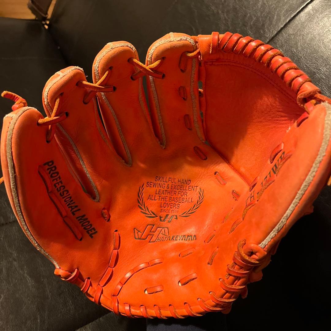 【購入者決定済み】ハタケヤマ一般軟式用　左投げピッチャー用グローブ