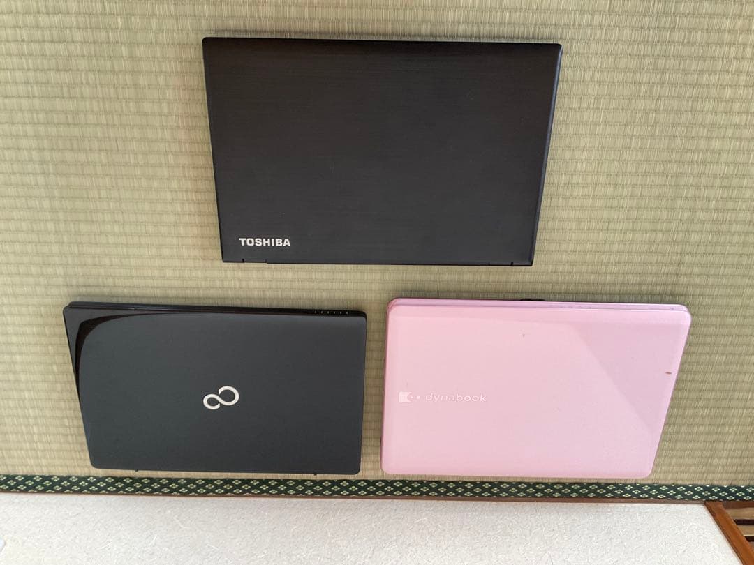 ノートパソコン　3台　HDD無し