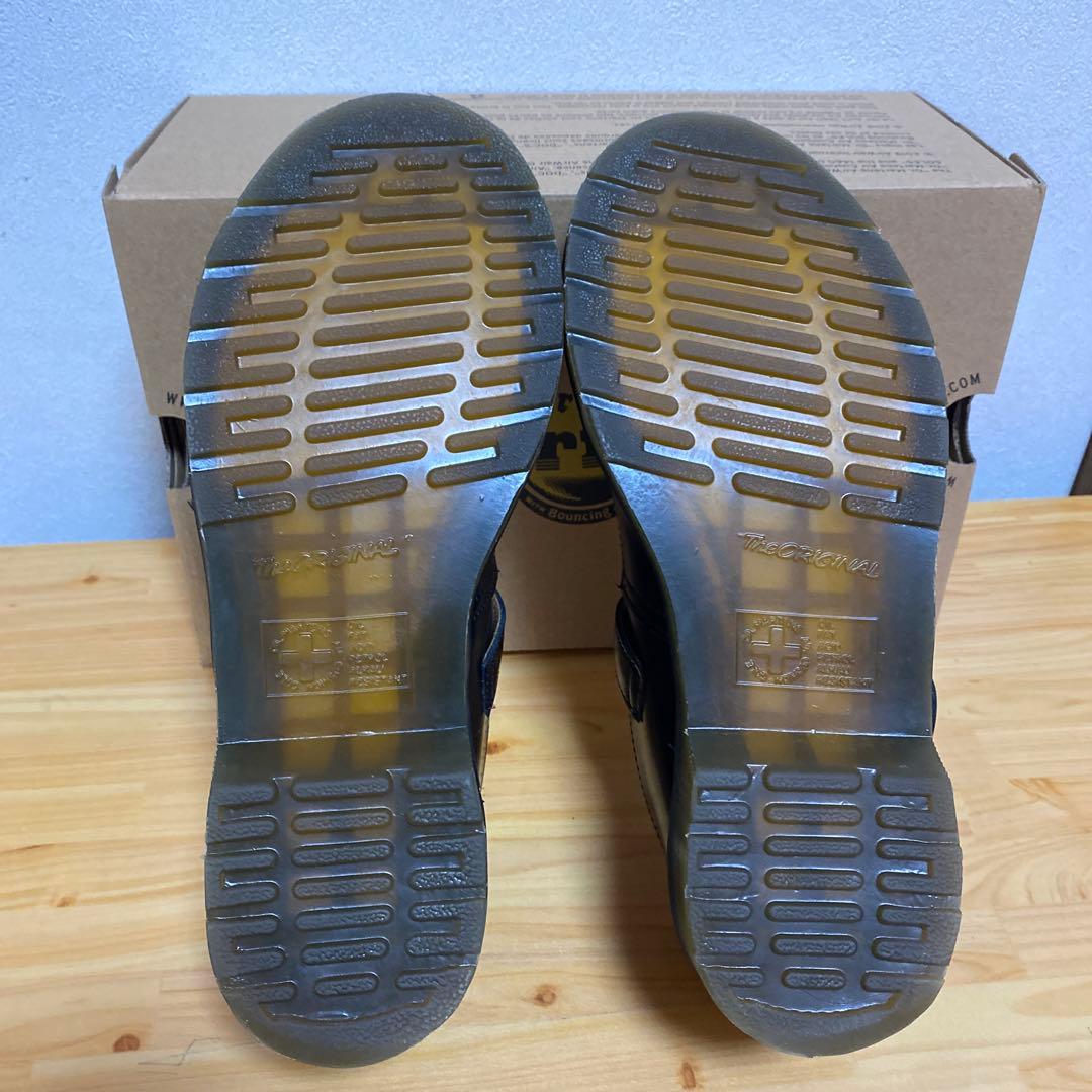 【Dr.Martens】 POLLEY Tバーシューズ ブラック 24㎝