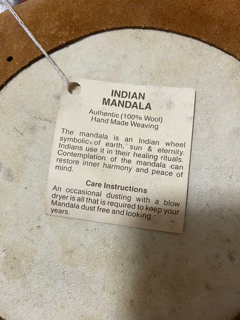 Indian mandella ドリームキャッチャー USA製　壁飾り