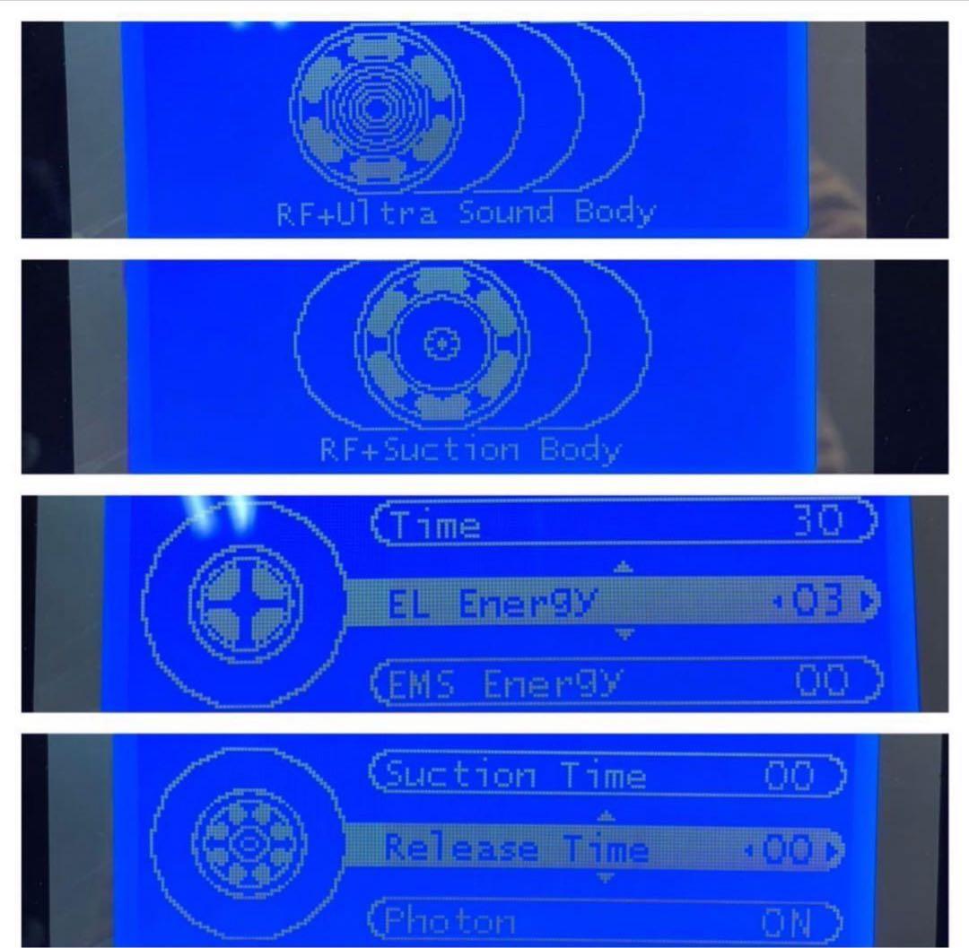 美容機器 RF 超音波 吸引機能付き