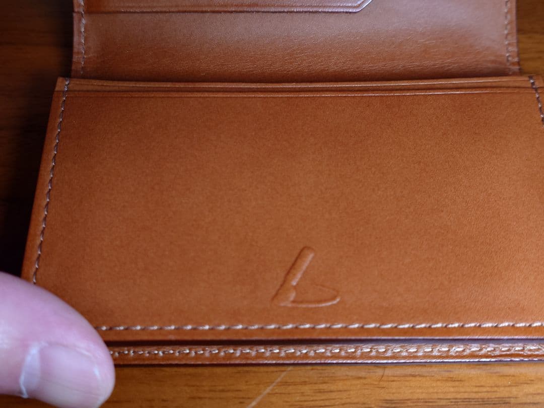 土屋鞄　ブライドル名刺入れ　こげ茶