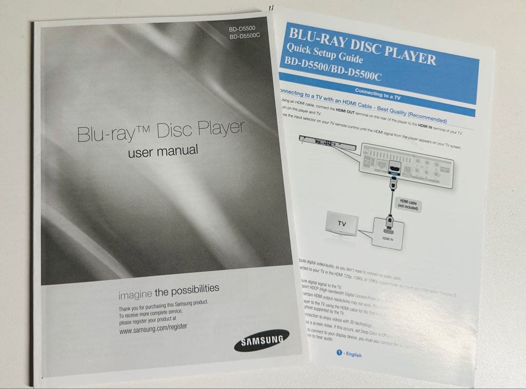 Samsung 3D Blu-rayディスクプレーヤー リモコン マニュアル