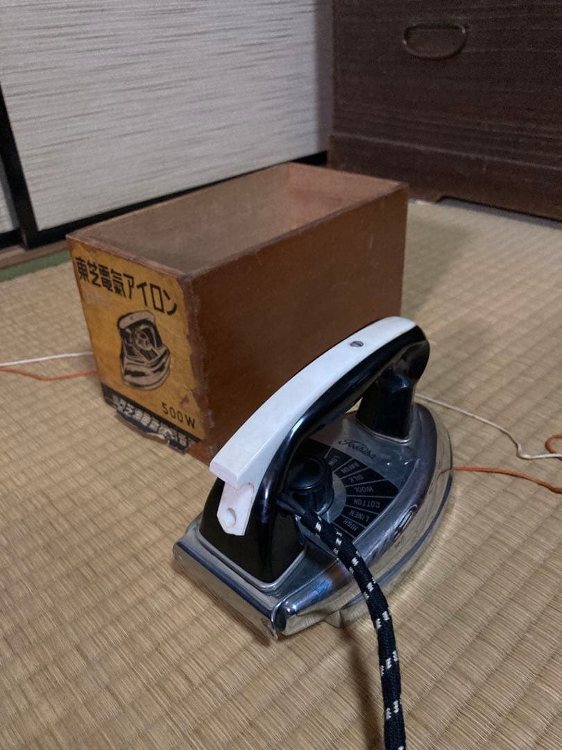 【東京芝浦電気】電気アイロン　アンティーク